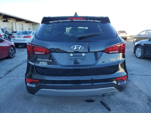 5NMZUDLB0JH061981 - 2018 HYUNDAI SANTA FE S BLACK photo 6