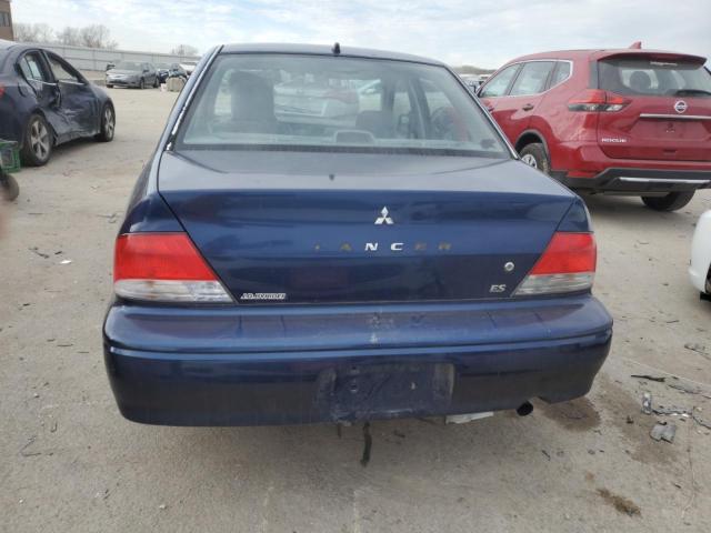 JA3AJ26E53U058424 - 2003 MITSUBISHI LANCER ES BLUE photo 6