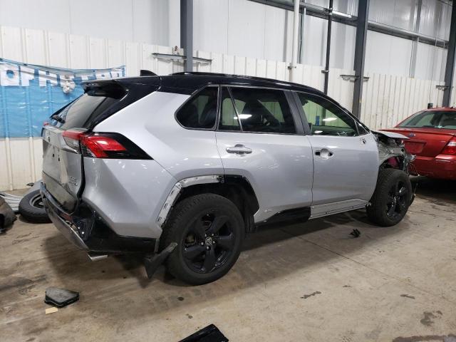 JTMEWRFV3KD512049 - 2019 TOYOTA RAV4 XSE SILVER photo 3