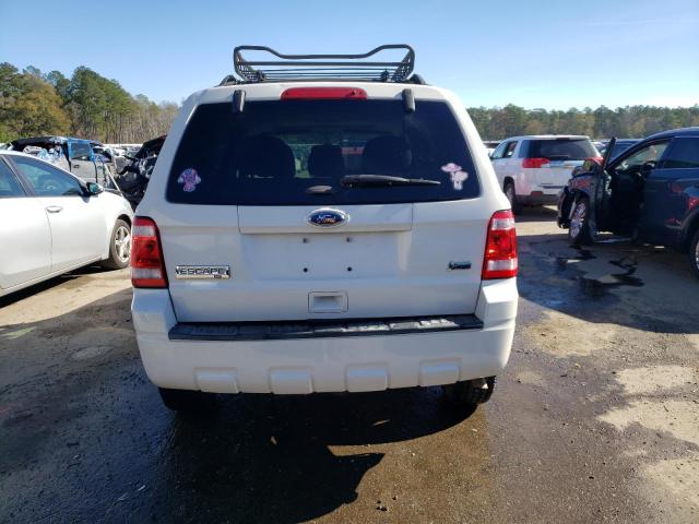 1FMCU0DG1CKC22818 - 2012 FORD ESCAPE XLT WHITE photo 6