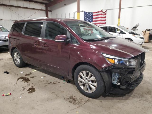 KNDMB5C19H6335392 - 2017 KIA SEDONA LX MAROON photo 4