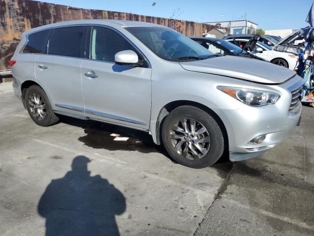 5N1AL0MM2DC313625 - 2013 INFINITI JX35 SILVER photo 4