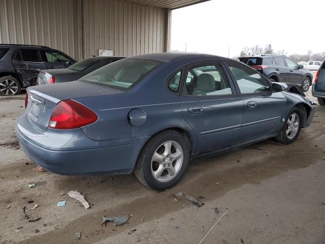 1FAHP53U81G273244 - 2001 FORD TAURUS SE BLUE photo 3