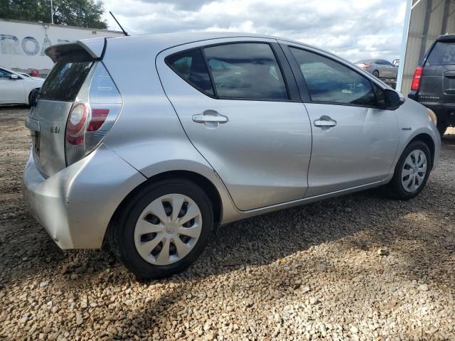 JTDKDTB34D1547598 - 2013 TOYOTA PRIUS C SILVER photo 3