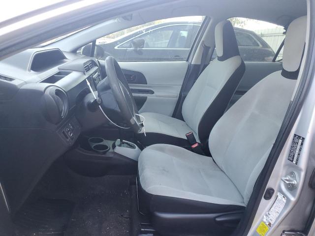 JTDKDTB34D1547598 - 2013 TOYOTA PRIUS C SILVER photo 7