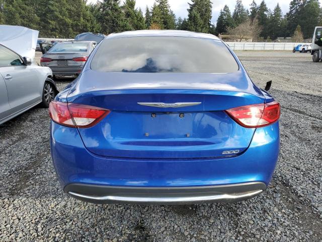 1C3CCCAB3GN113416 - 2016 CHRYSLER 200 LIMITED BLUE photo 6