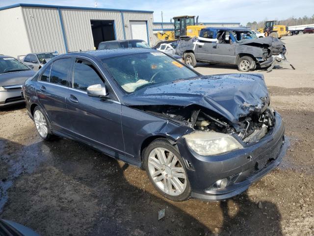 WDDGF54X28F096844 - 2008 MERCEDES-BENZ C 300 BLUE photo 4