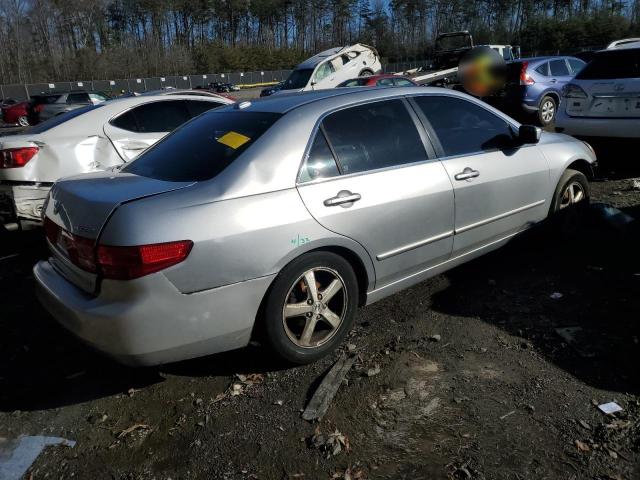 1HGCM56895A112648 - 2005 HONDA ACCORD EX SILVER photo 3