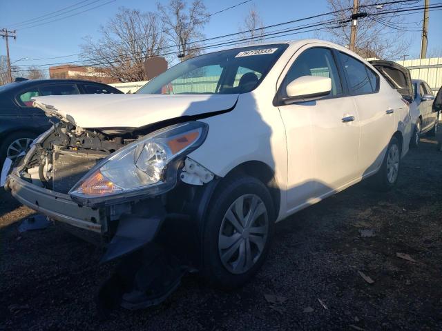 3N1CN7AP3KL843623 - 2019 NISSAN VERSA S WHITE photo 1