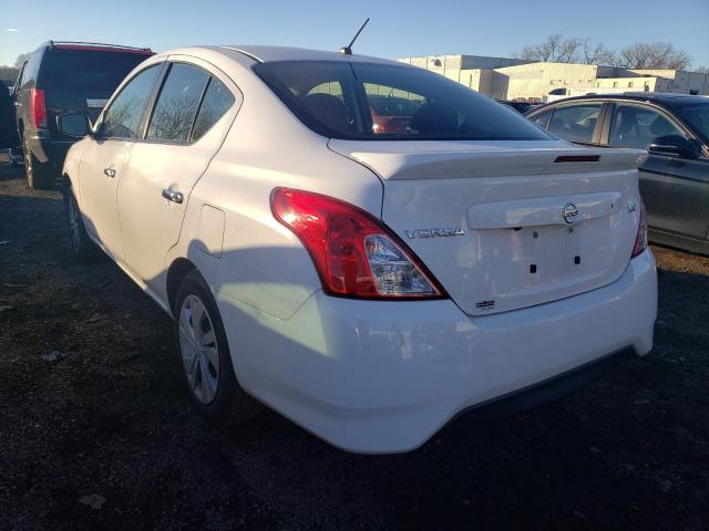 3N1CN7AP3KL843623 - 2019 NISSAN VERSA S WHITE photo 2