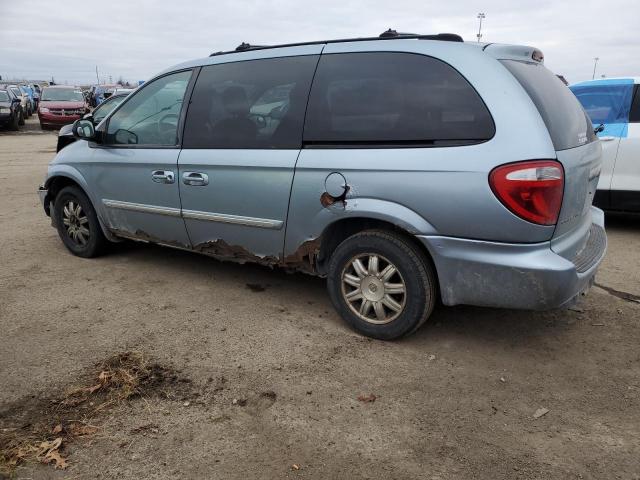 2A4GP54L86R671310 - 2006 CHRYSLER TOWN & COU TOURING ლურჯი ფოტო 2