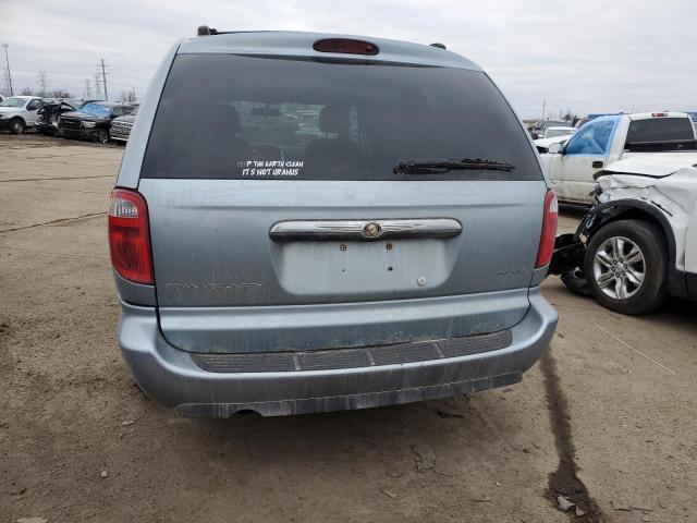 2A4GP54L86R671310 - 2006 CHRYSLER TOWN & COU TOURING ლურჯი ფოტო 6