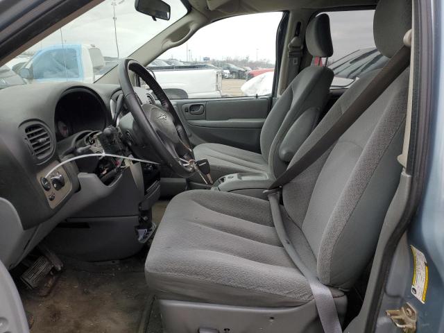 2A4GP54L86R671310 - 2006 CHRYSLER TOWN & COU TOURING ლურჯი ფოტო 7