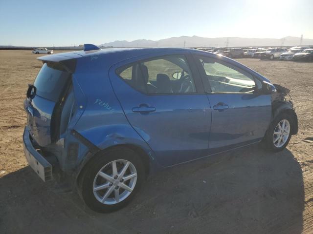 JTDKDTB39H1596270 - 2017 TOYOTA PRIUS C BLUE photo 3