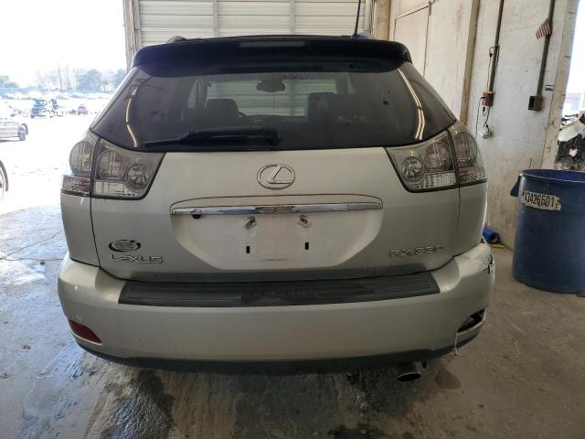 JTJHA31U740044499 - 2004 LEXUS RX 330 SILVER photo 6