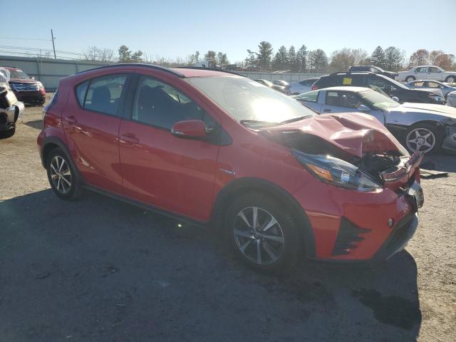 JTDKDTB3XJ1602602 - 2018 TOYOTA PRIUS C RED photo 4