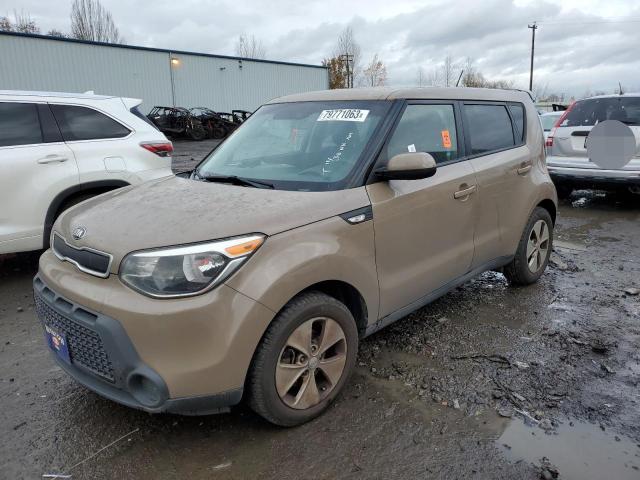 KNDJN2A25E7060811 - 2014 KIA SOUL BROWN photo 1