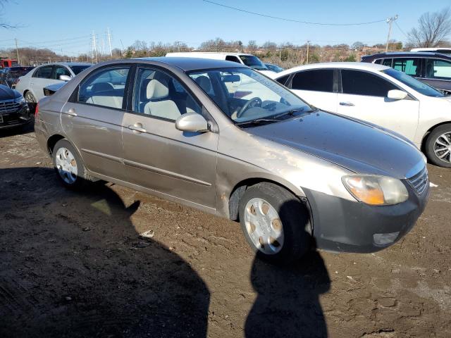 KNAFE221395603146 - 2009 KIA SPECTRA EX BEIGE photo 4