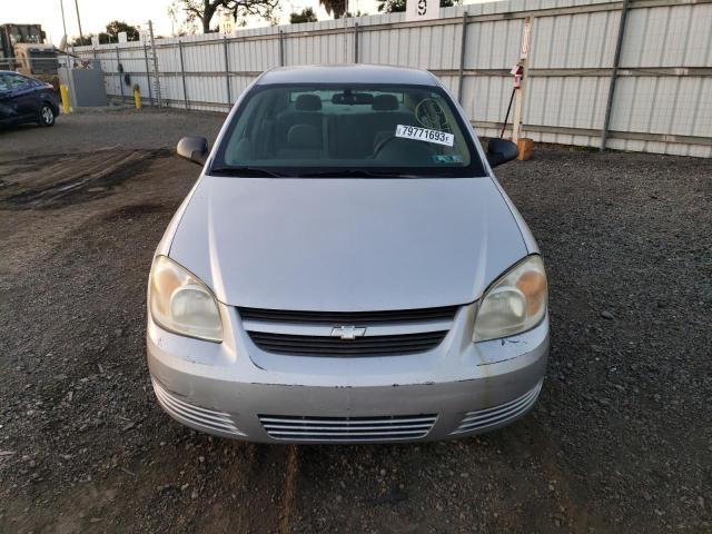 1G1AK55F477246536 - 2007 CHEVROLET COBALT LS SILVER photo 5