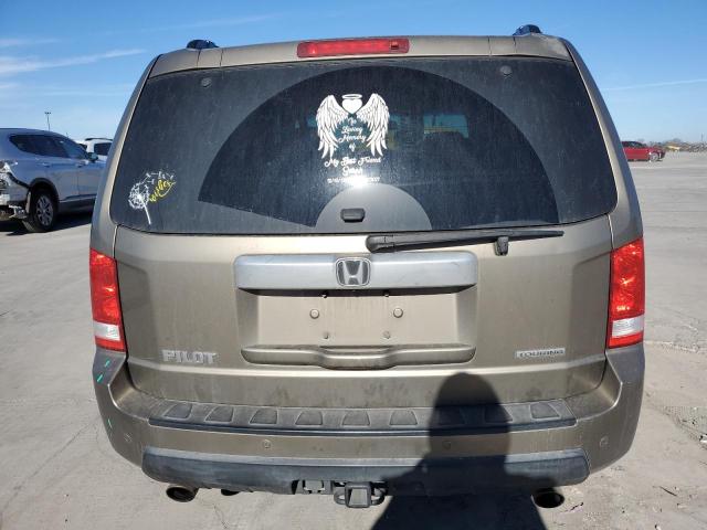 5FNYF3H98BB043477 - 2011 HONDA PILOT TOURING TAN photo 6