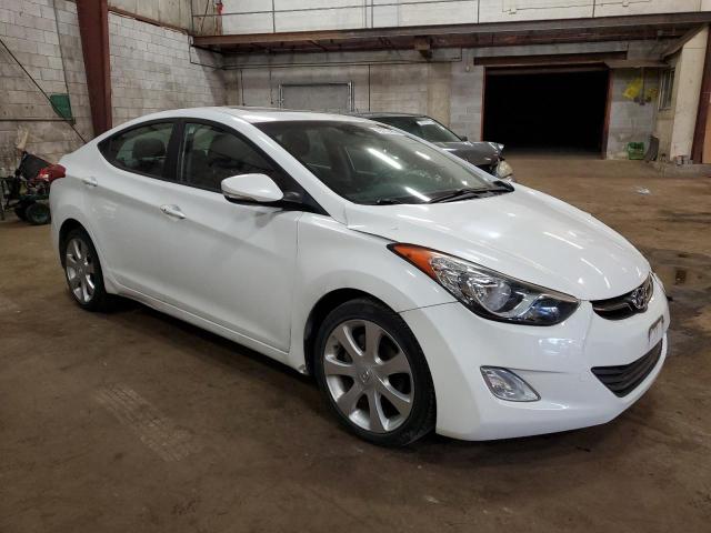 5NPDH4AE0CH138821 - 2012 HYUNDAI ELANTRA GLS WHITE photo 4