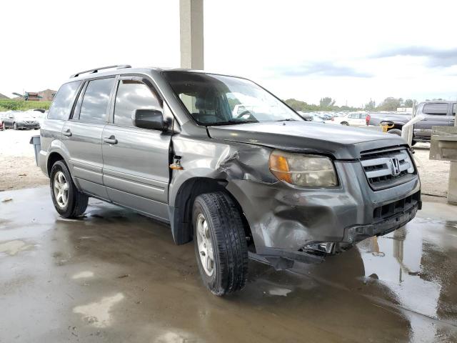 5FNYF28548B001341 - 2008 HONDA PILOT EXL GRAY photo 4