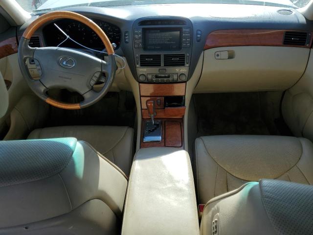 JTHBN36F855013479 - 2005 LEXUS LS 430 WHITE photo 8