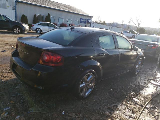 1C3CDZAB0DN526244 - 2013 DODGE AVENGER SE BLACK photo 3