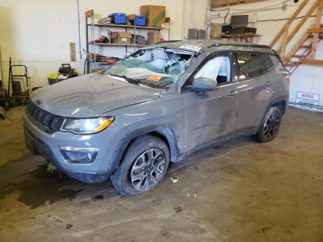 3C4NJDABXKT703055 - 2019 JEEP COMPASS SPORT GRAY photo 1