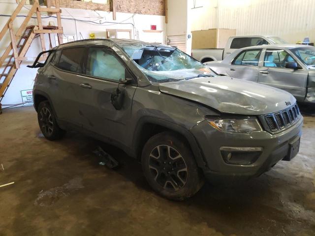 3C4NJDABXKT703055 - 2019 JEEP COMPASS SPORT GRAY photo 4