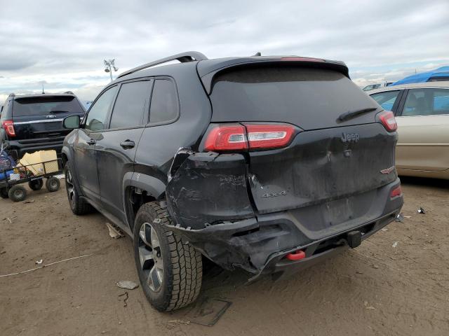 1C4PJMBS0FW521341 - 2015 JEEP CHEROKEE TRAILHAWK BLACK photo 2