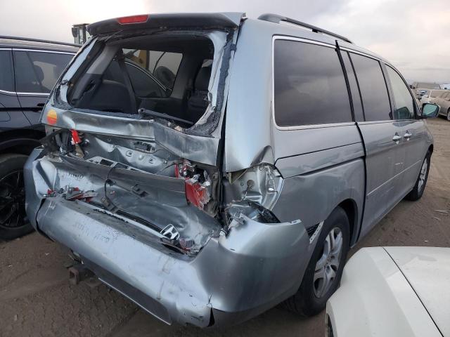 5FNRL38736B100413 - 2006 HONDA ODYSSEY EXL BLUE photo 3