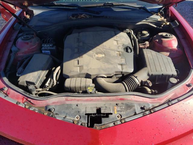 2G1FF1E34D9194246 - 2013 CHEVROLET CAMARO LT RED photo 11