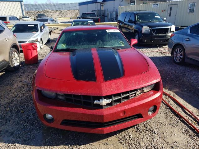 2G1FF1E34D9194246 - 2013 CHEVROLET CAMARO LT RED photo 5