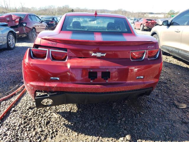 2G1FF1E34D9194246 - 2013 CHEVROLET CAMARO LT RED photo 6