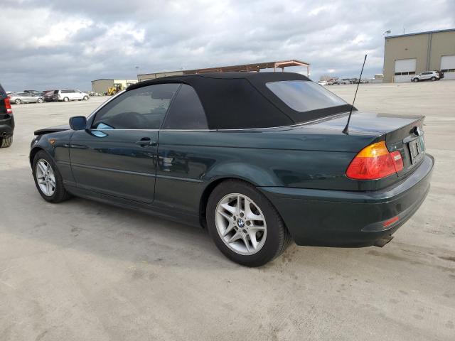 WBABW33484PL30213 - 2004 BMW 325 CI GREEN photo 2