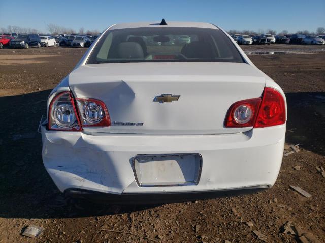 1G1ZC5E06CF200489 - 2012 CHEVROLET MALIBU 1LT WHITE photo 6