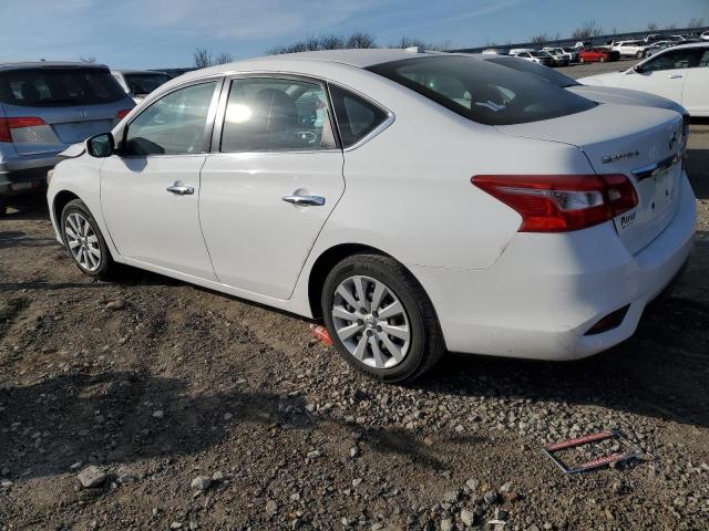 3N1AB7AP9HL681988 - 2017 NISSAN SENTRA S WHITE photo 2