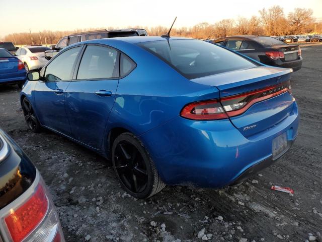 1C3CDFBB1FD346552 - 2015 DODGE DART SXT BLUE photo 2