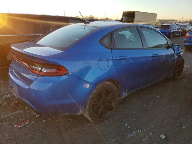 1C3CDFBB1FD346552 - 2015 DODGE DART SXT BLUE photo 3