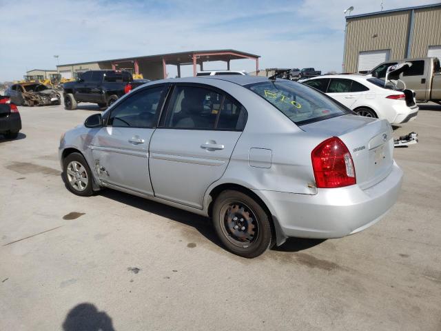 KMHCN46CX7U162952 - 2007 HYUNDAI ACCENT GLS SILVER photo 2