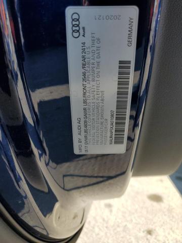 WAUR4AF5XJA010807 - 2018 AUDI S5 PRESTIGE BLUE photo 13