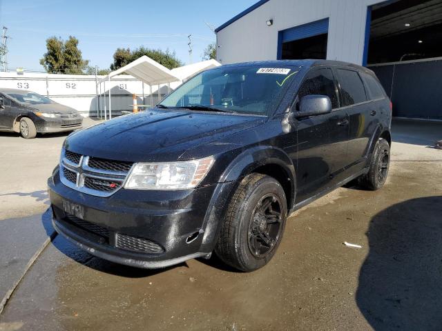 3C4PDCAB4ET281296 - 2014 DODGE JOURNEY SE BLACK photo 1