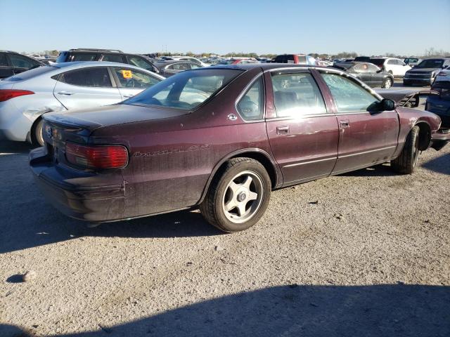 1G1BL52P5SR171342 - 1995 CHEVROLET CAPRICE / CLASSIC SS MAROON photo 3