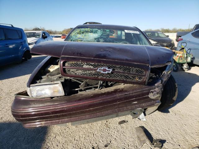 1G1BL52P5SR171342 - 1995 CHEVROLET CAPRICE / CLASSIC SS MAROON photo 5