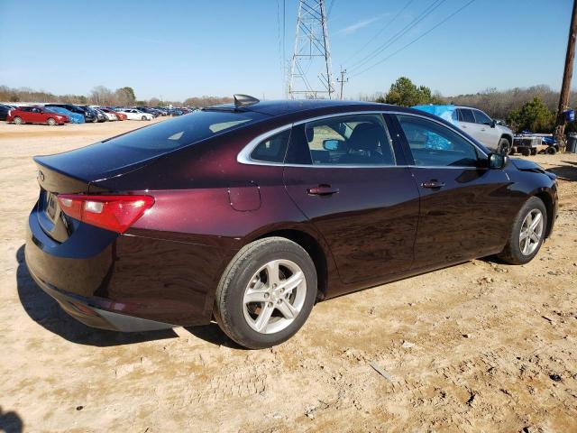 1G1ZB5STXLF015802 - 2020 CHEVROLET MALIBU LS PURPLE photo 3