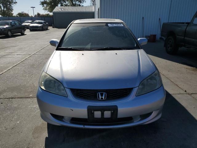 1HGEM22945L037447 - 2005 HONDA CIVIC EX SILVER photo 5