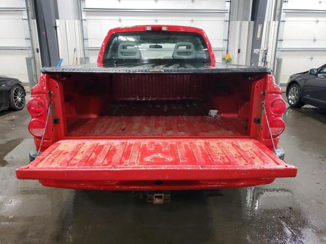 1D7HW48N25S226793 - 2005 DODGE DAKOTA QUAD SLT RED photo 6