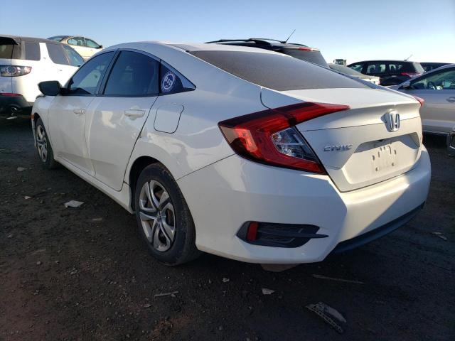 19XFC2F5XGE029314 - 2016 HONDA CIVIC LX WHITE photo 2