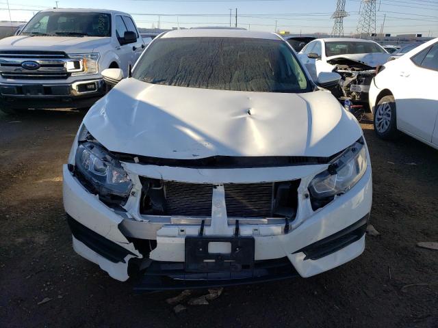 19XFC2F5XGE029314 - 2016 HONDA CIVIC LX WHITE photo 5